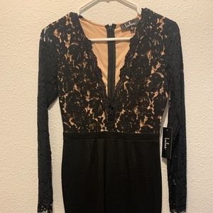 Lulus black mini dress